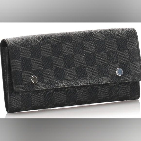 Louis Vuitton Damier Graphite Portefeuille Wallet Long - Picture 5 of 9